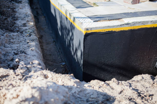 Residential Waterproofing installation at a South Byron, NY home by SJ Waterproofing Pros